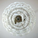 Exquisite Murano Transparent Glass Chandelier