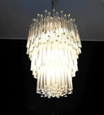 Fantastic Murano Prisms Transparent Chandelier