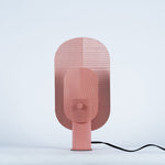 Filter Table Lamp - Modern Metal Accent Light for Bedroom, Living Room & Office