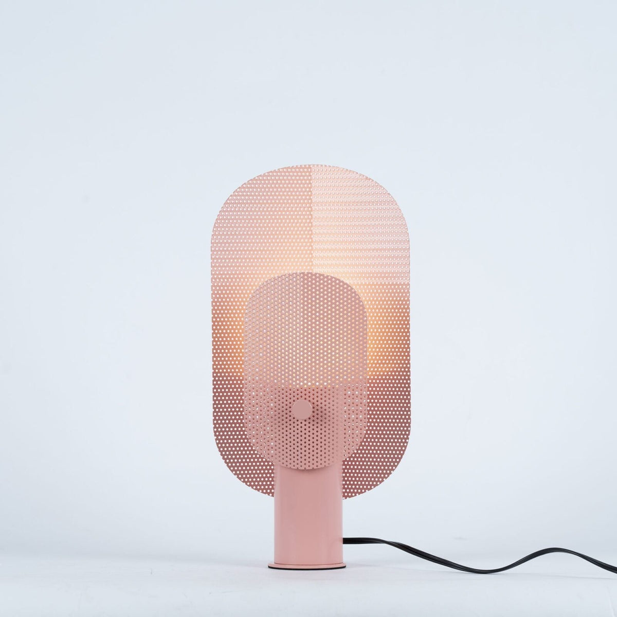 Filter Table Lamp - Modern Metal Accent Light for Bedroom, Living Room & Office