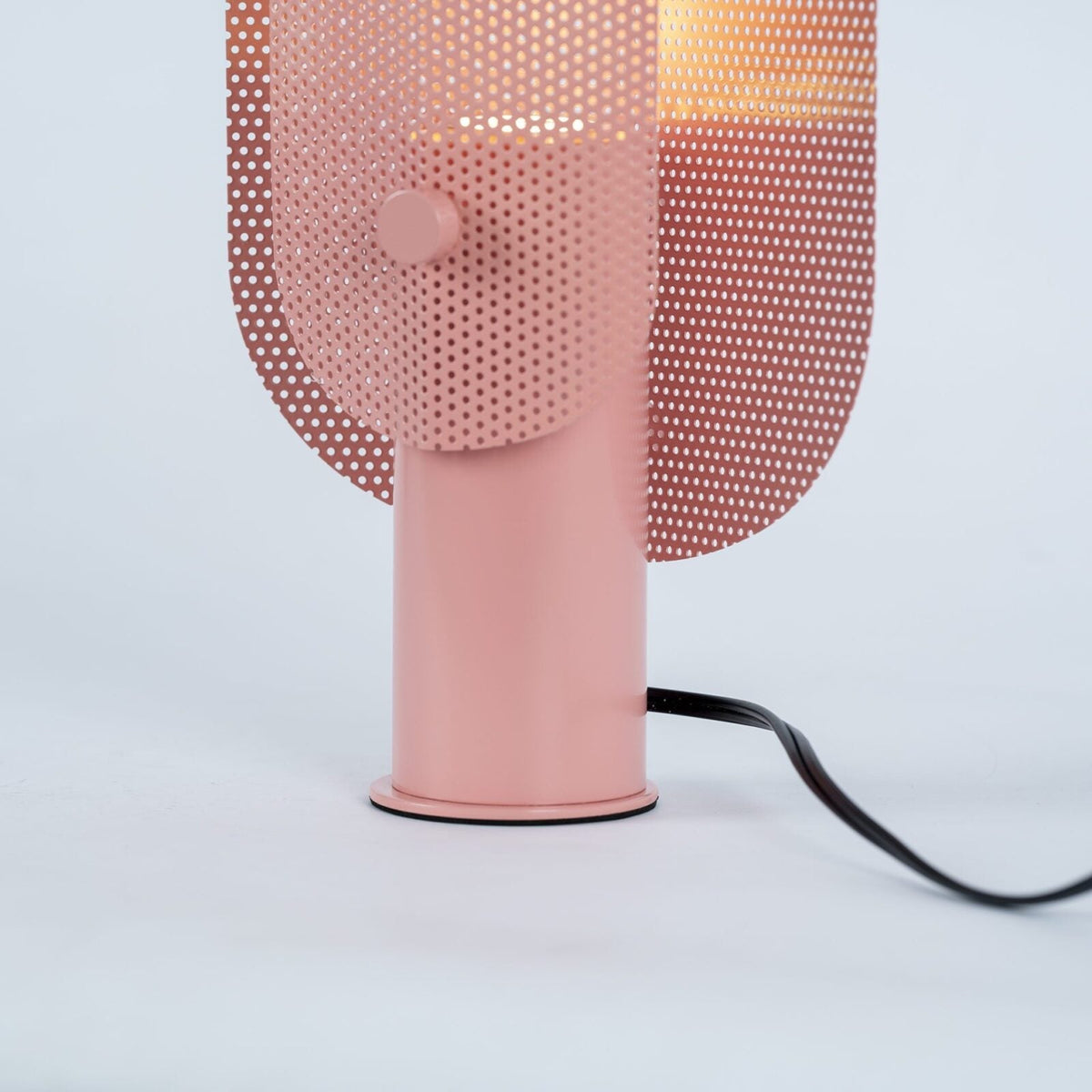 Filter Table Lamp - Modern Metal Accent Light for Bedroom, Living Room & Office