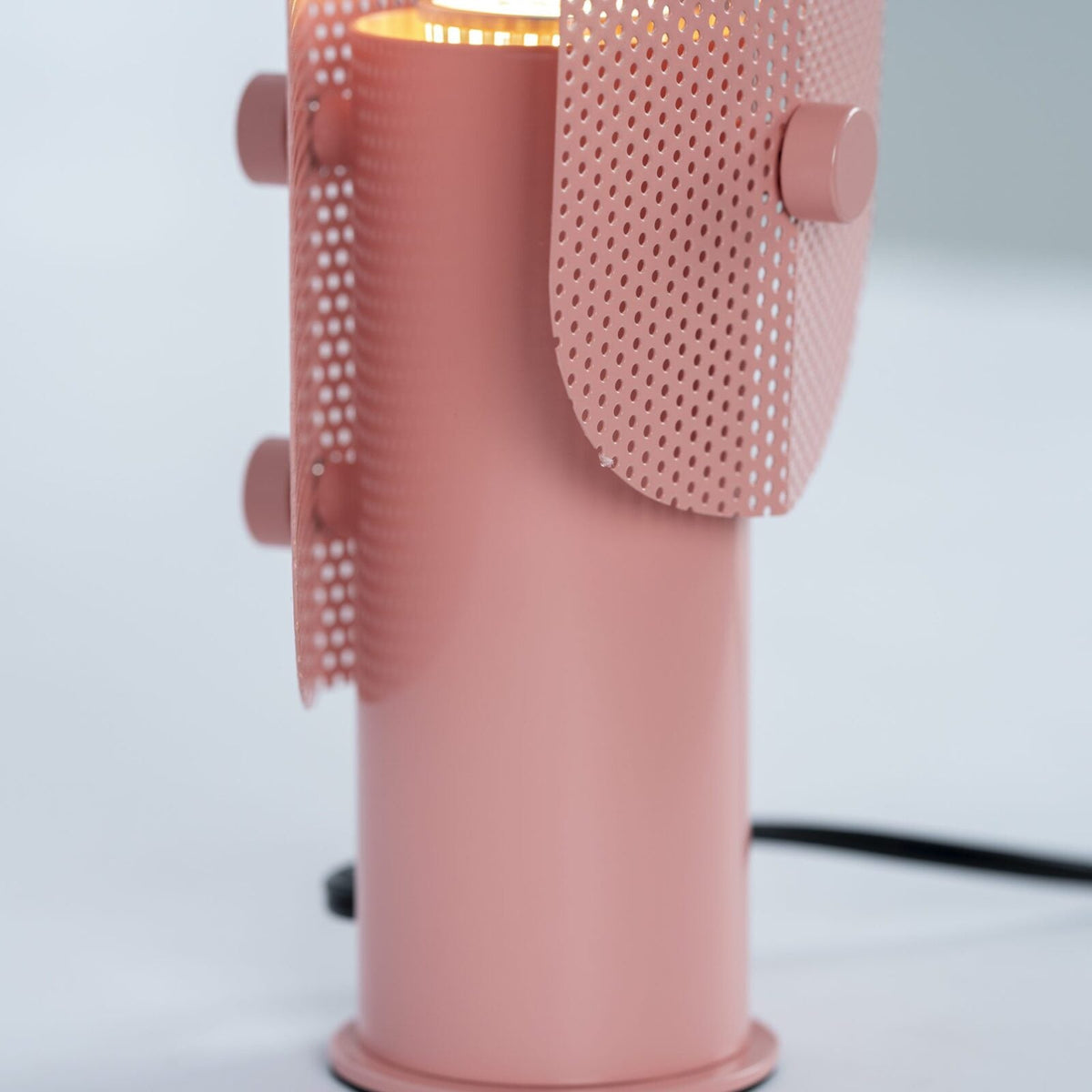 Filter Table Lamp - Modern Metal Accent Light for Bedroom, Living Room & Office