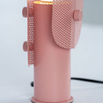 Filter Table Lamp - Modern Metal Accent Light for Bedroom, Living Room & Office