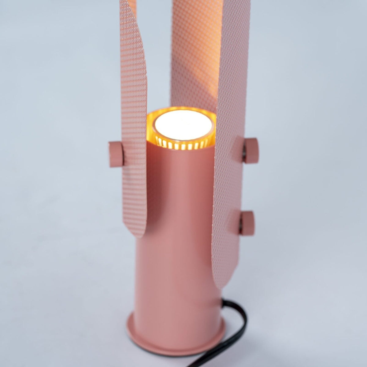 Filter Table Lamp - Modern Metal Accent Light for Bedroom, Living Room & Office