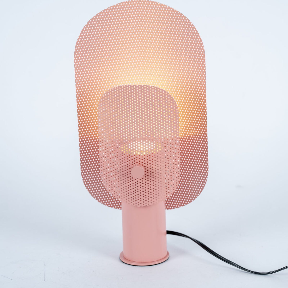 Filter Table Lamp - Modern Metal Accent Light for Bedroom, Living Room & Office