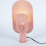Filter Table Lamp - Modern Metal Accent Light for Bedroom, Living Room & Office