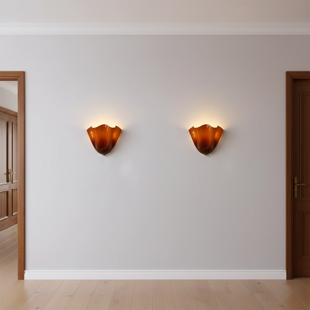 flower-glass-wall-lamp