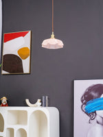 French Flower Pendant Swag Light
