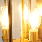 Antique Brass Outdoor Wall Light with Clear Glass - Thecargoods Lamp