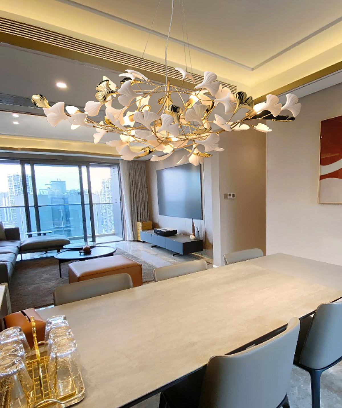 Gingko Chandeliers B
