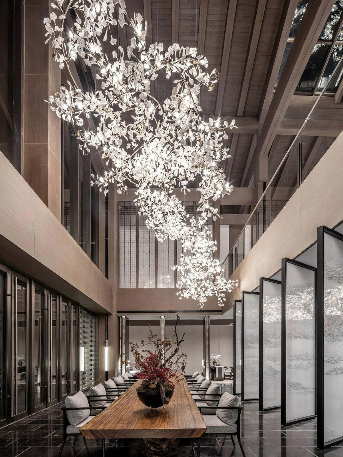 ginkgo-leaf-cluster-chandelier