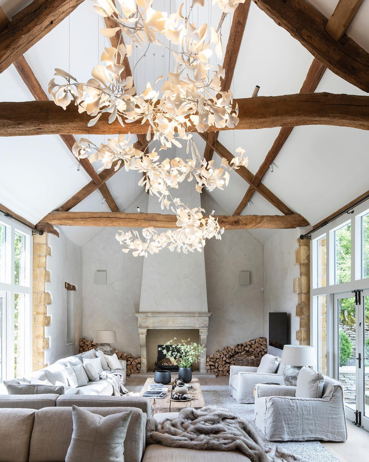 Gingko Chandelier E