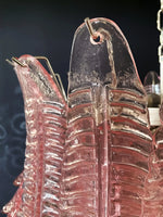 Gorgeous Murano Felci Pink Glass Chandelier