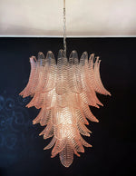 Gorgeous Murano Felci Pink Glass Chandelier
