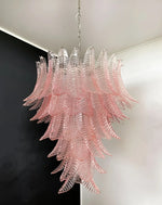 Gorgeous Murano Felci Pink Glass Chandelier
