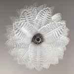 Gorgeous Murano Felci Transparent Glass Chandelier