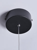 Modern LED Pendant Light Black White Minimalist Ceiling Lamp for Dining Room