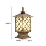 Retro Outdoor Fence Post Lights Ha076240