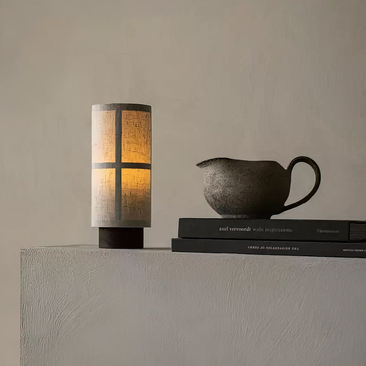 Hashira Portable Table Lamp Modern Japanese Design USB Rechargeable