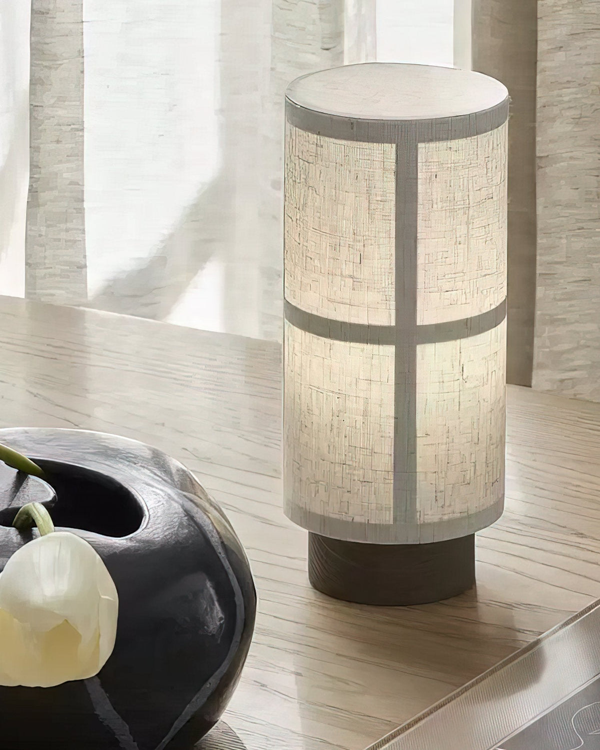 Hashira Portable Table Lamp Modern Japanese Design USB Rechargeable