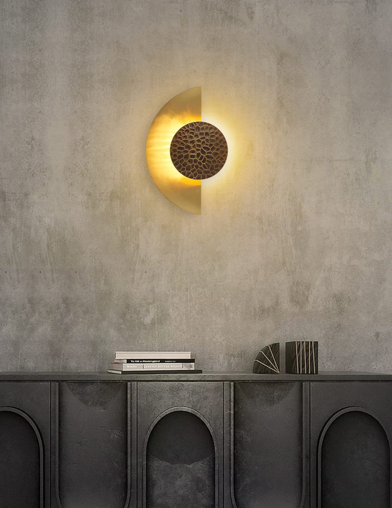Helix Sconce Crescent
