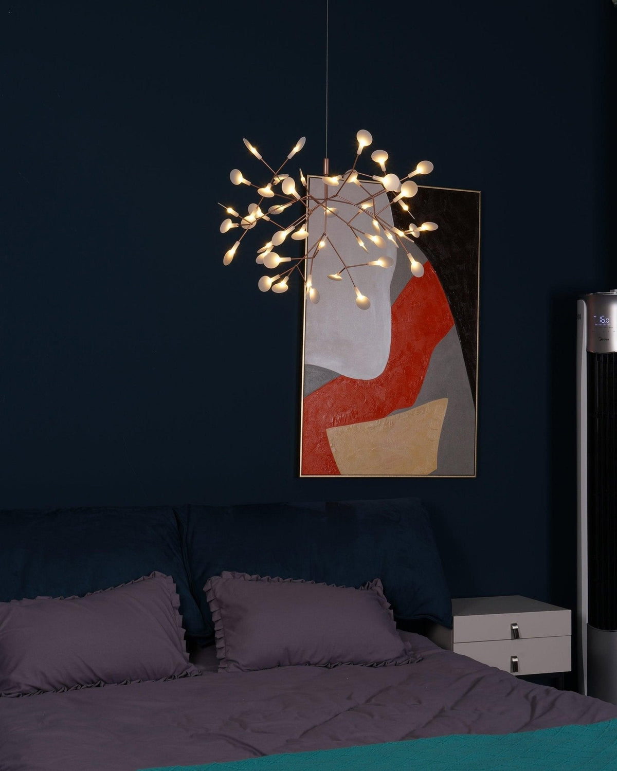 Rose Gold Firefly Led Chandelier