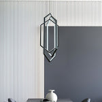 Modern Hexagonal LED Pendant Light for Dining Room, Black/Gold/White Finish