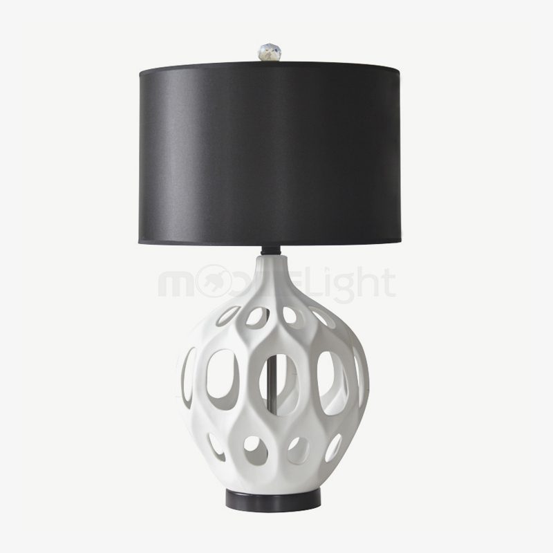 Modern Ceramic Table Lamp for Bedroom & Living Room | Luxury Handcrafted Lighting