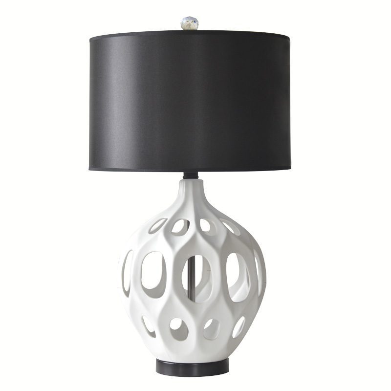 Modern Ceramic Table Lamp for Bedroom & Living Room | Luxury Handcrafted Lighting