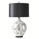 Modern Ceramic Table Lamp for Bedroom & Living Room | Luxury Handcrafted Lighting