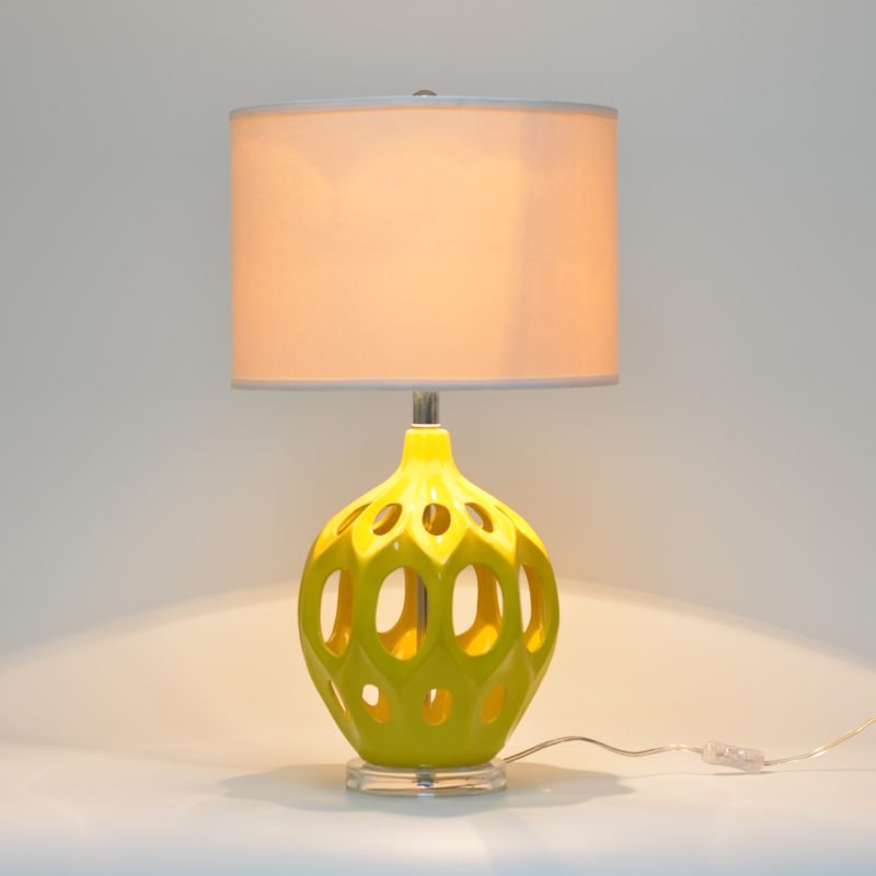 Modern Ceramic Table Lamp for Bedroom & Living Room | Luxury Handcrafted Lighting