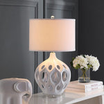 Modern Ceramic Table Lamp for Bedroom & Living Room | Luxury Handcrafted Lighting