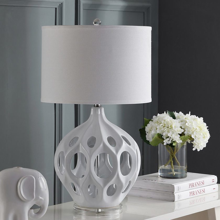 Modern Ceramic Table Lamp for Bedroom & Living Room | Luxury Handcrafted Lighting