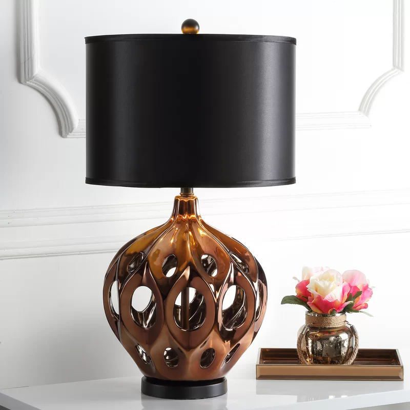 Modern Ceramic Table Lamp for Bedroom & Living Room | Luxury Handcrafted Lighting