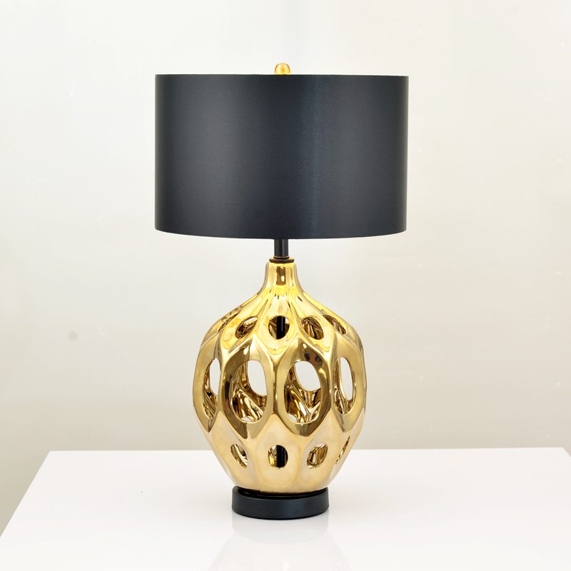 Modern Ceramic Table Lamp for Bedroom & Living Room | Luxury Handcrafted Lighting