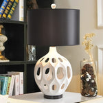 Modern Ceramic Table Lamp for Bedroom & Living Room | Luxury Handcrafted Lighting