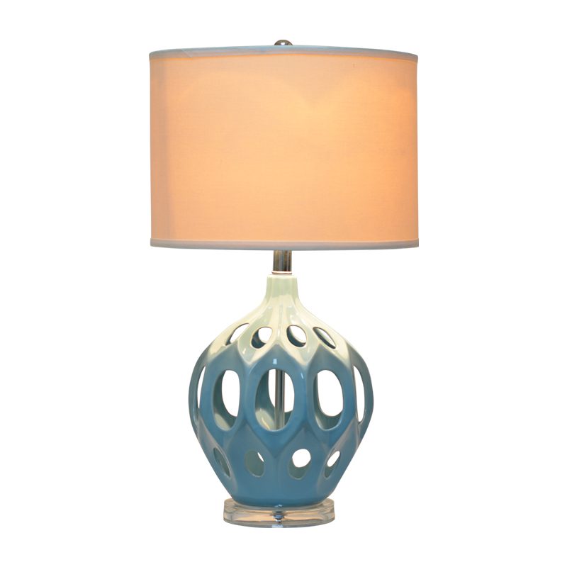 Modern Ceramic Table Lamp for Bedroom & Living Room | Luxury Handcrafted Lighting