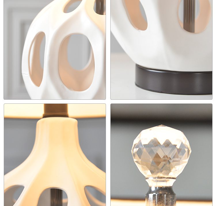 Modern Ceramic Table Lamp for Bedroom & Living Room | Luxury Handcrafted Lighting
