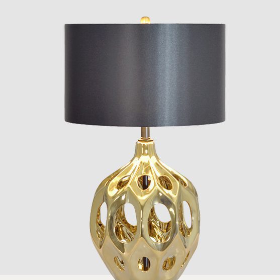 Modern Ceramic Table Lamp for Bedroom & Living Room | Luxury Handcrafted Lighting