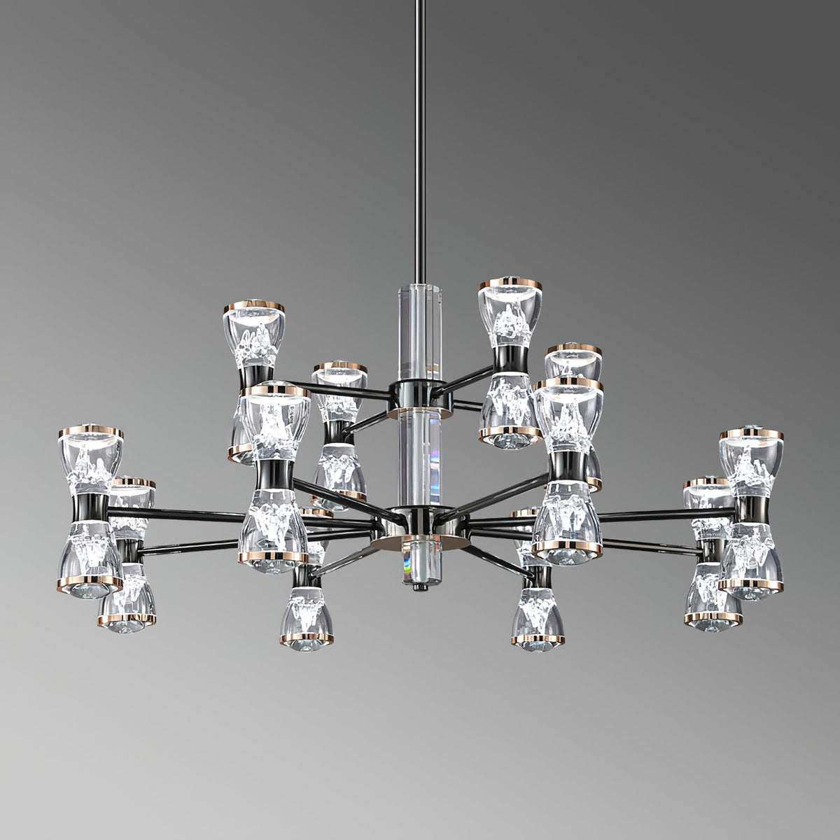 honeycomb-led-chandelier