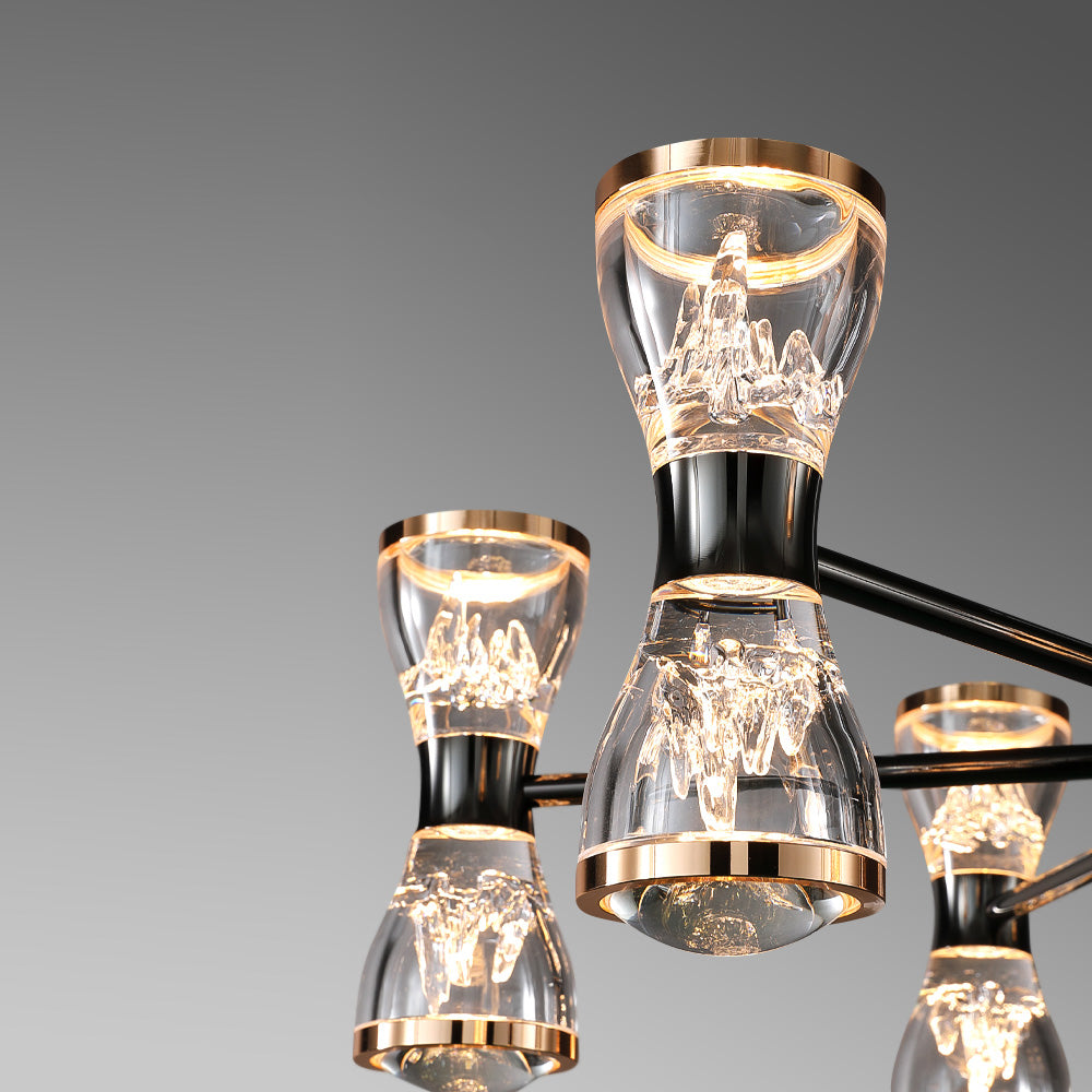 honeycomb-led-chandelier