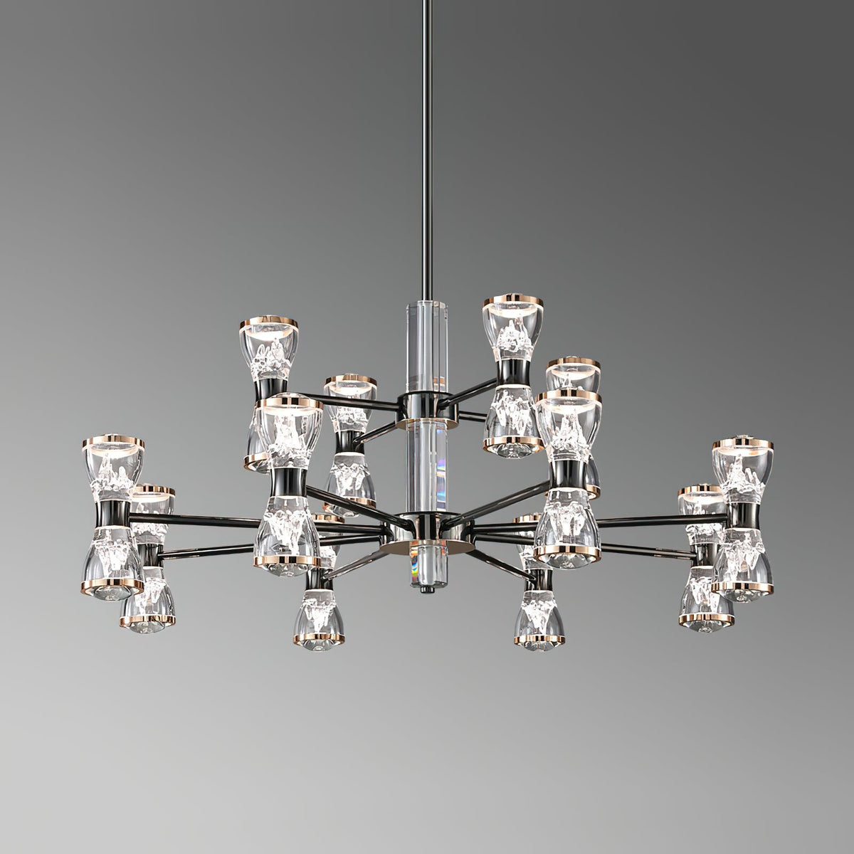 honeycomb-led-chandelier