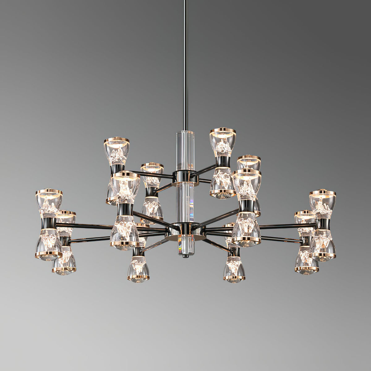 honeycomb-led-chandelier