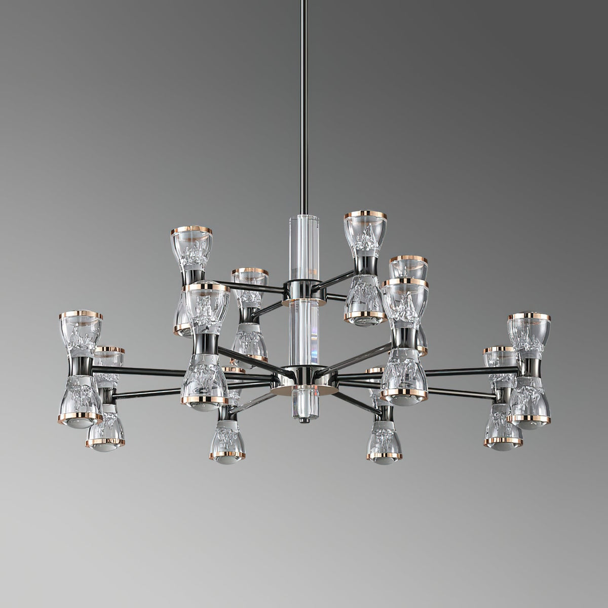 honeycomb-led-chandelier