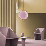 Horo Pendant Lamp Modern Brass Glass LED Ceiling Light for Dining Room