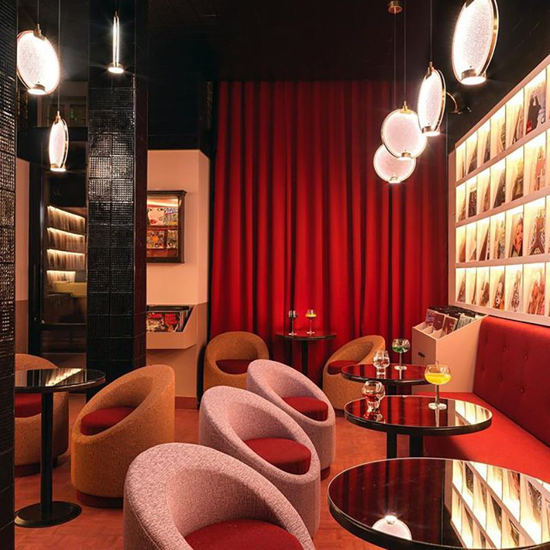 Horo Pendant Lamp Modern Brass Glass LED Ceiling Light for Dining Room