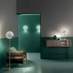 Horo Pendant Lamp Modern Brass Glass LED Ceiling Light for Dining Room