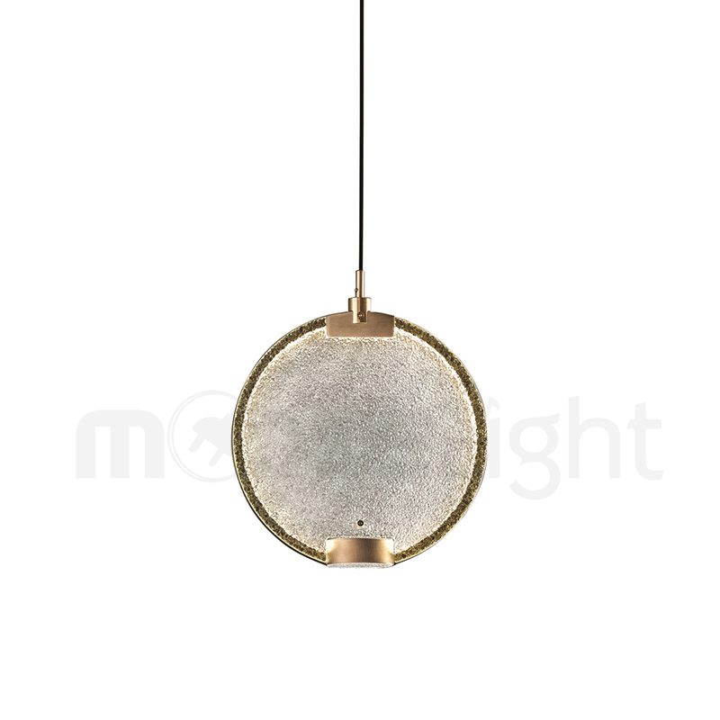 Horo Pendant Lamp Modern Brass Glass LED Ceiling Light for Dining Room