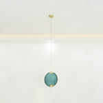 Horo Pendant Lamp Modern Brass Glass LED Ceiling Light for Dining Room