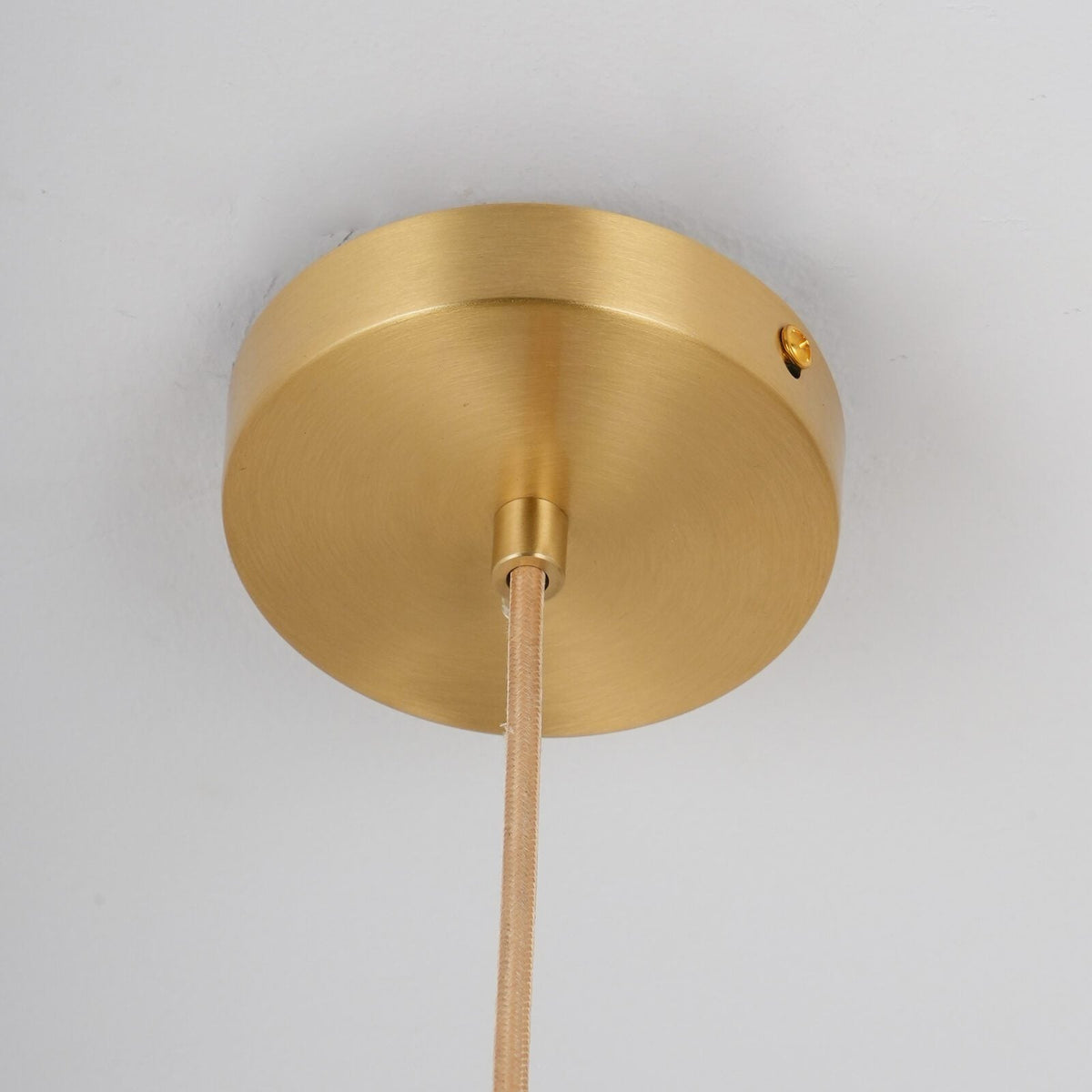 Horo Pendant Lamp Modern Brass Glass LED Ceiling Light for Dining Room
